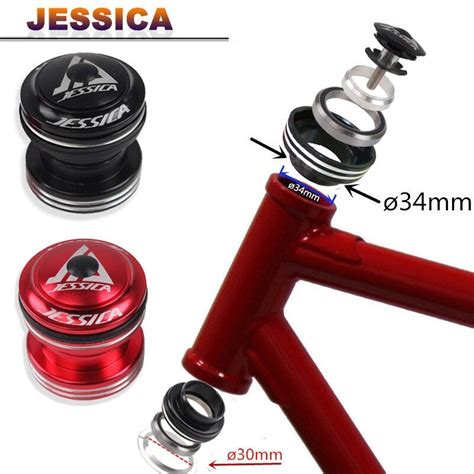 34mm Aluminum Mtb Road Bike External Headset 1 1 8 Fork Steerer Parts Straight Shopee Philippines