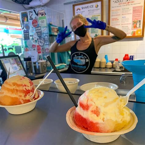 Breakwall Shave Ice Co Lahaina Maui Hi Closed Maui Happy Hours