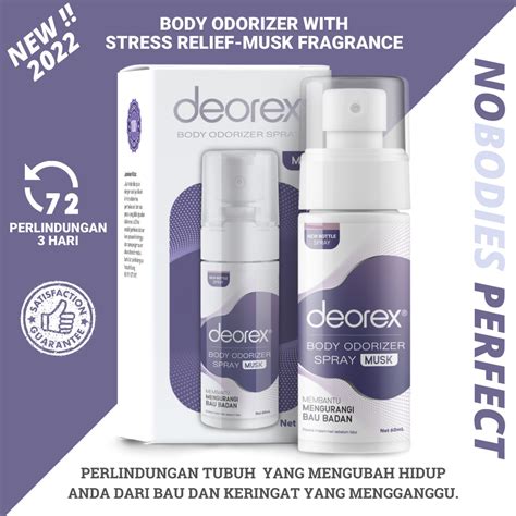 Jual Deorex Body Odorizer Spray Musk Ml Deodorant Aroma Musk