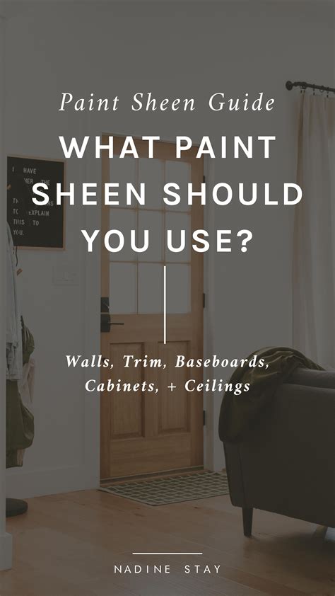 Best Sheen To Use On Interior Walls