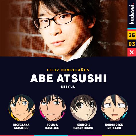 Kudasai on Twitter Hoy celebramos el cumpleaños del actor de voz Abe