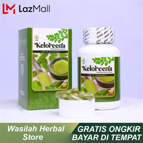 Obat Rematik Keloreena Isi 50 Kapsul Keloreena Ekstrak Daun Kelor