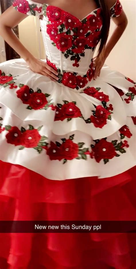 Red Charro Dress Quinceaños Video Quince Dresses Mexican Quince