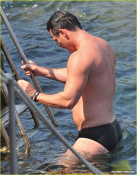 Luke Evans Caught By Paparazzi Shirtless In Tight Speedo Gay Male