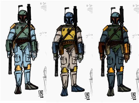 Boba Fett Color Schemes By Giberwitz On Deviantart