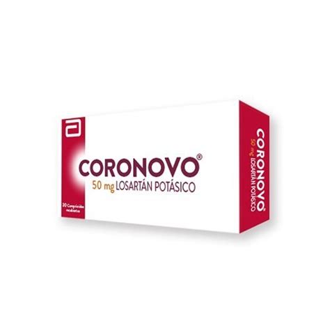 Coronovo 50 Mg Caja X 30 Comp Rec Farmatotal