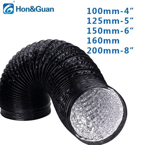 Hon Guan Inches Flexible Duct Hose Thick Aluminum Foil