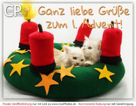 CoolPhotos de Adventskarten Ganz liebe Grüße zum 1 Advent