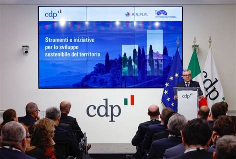 Cdp Miliardi Per Sviluppo Sostenibile Delle Regioni Dal