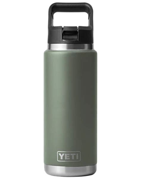 Yeti Rambler 26 Oz Straw Bottle Camp Green Thermosflaschen Snowleader