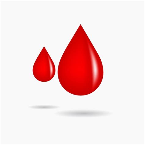 Premium Vector Blood Drops Vector Illustration