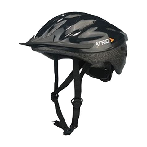 Mks Shop Capacete para Ciclismo MTB Ajustável Preto Atrio m BI003