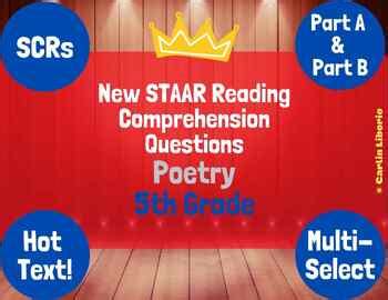 Th Gr Reading Comprehension Poetry Staar New Question Types Set