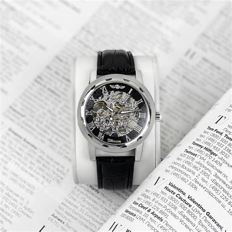Мужские механические Часы Winner Skeleton, механічний чоловічий ...