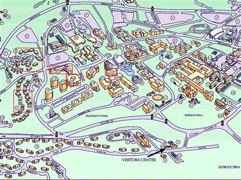 Clemson Campus Map