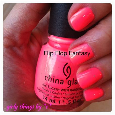 China Glaze Flip Flop Fantasy China Glaze Flip Flop Fantasy Nail Lacquer Nail Polish Girly