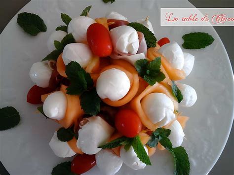 Recette De Bouquet De Melon Mozarella Et Jambon De Parme