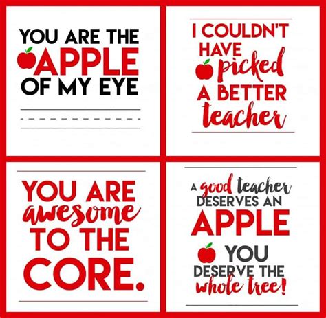 Free Apple For Teacher Printables A Girl And A Glue Gun