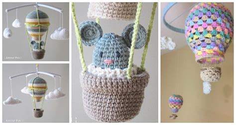 Hot Air Balloon Baby Mobile Crochet Free Patterns Crochet Knitting Crochet Baby Mobiles