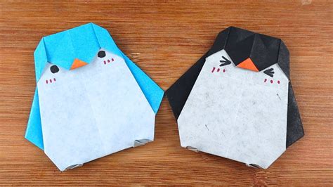 How To Make Paper Penguin Origami Penguin Easy Origami Tutorial