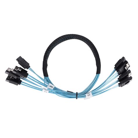 SATA Cables 7 Pin Fast Speed 6Gbps Mini Use Easily 4 Wires High Speed ...