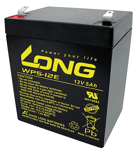 Wp E F Maintenance Free Sealed Lead Acid Battery Ah V For