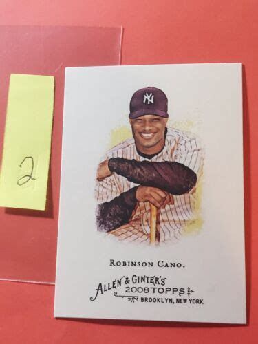 2008 Topps Allen And Ginter 135 Robinson Cano Cd2 EBay