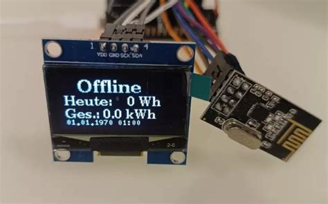 Dtu Hoymiles Mit Open Dtu Display Esp Bausatz Fix Fertig