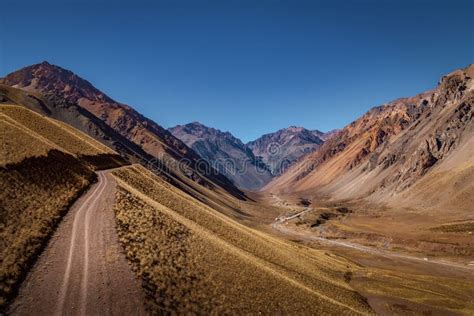 Mountains Near Los Penitentes in the Summer at Cordillera De Los Andes - Mendoza Province ...