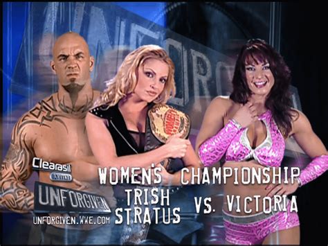 Trish Stratus vs. Victoria Unforgiven 2004 : r/WWEMatchGraphics