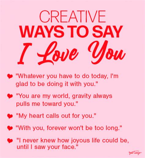 120 Cute And Creative Ways To Say I Love You