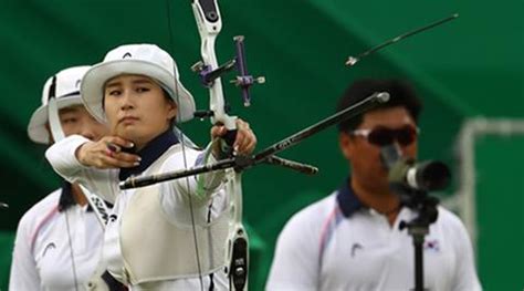 Rio 2016 Olympics South Korea Womens Archery Team Extends Olympic