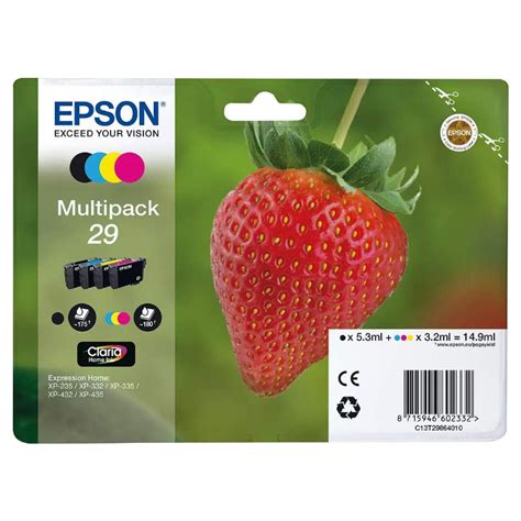 Buy Genuine Epson Expression Home XP 455 Multipack Ink Cartridges