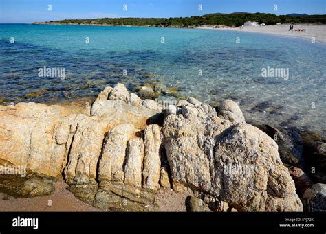 Sardinia Italy Beach Of Cala Sabina Near Golfo Aranci Stock Photo Alamy