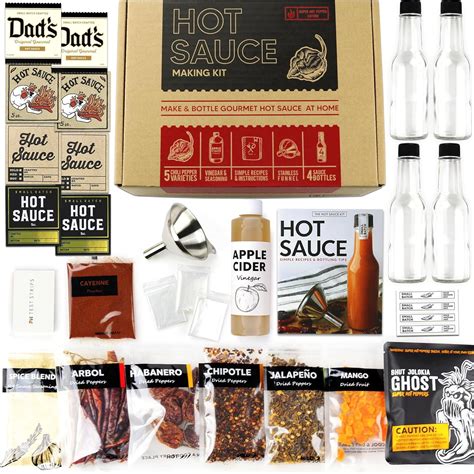 Ultimate Edition Hot Sauce Making Kit 6 Varieties Of Peppers Ghost Pepper Habanero Gourmet