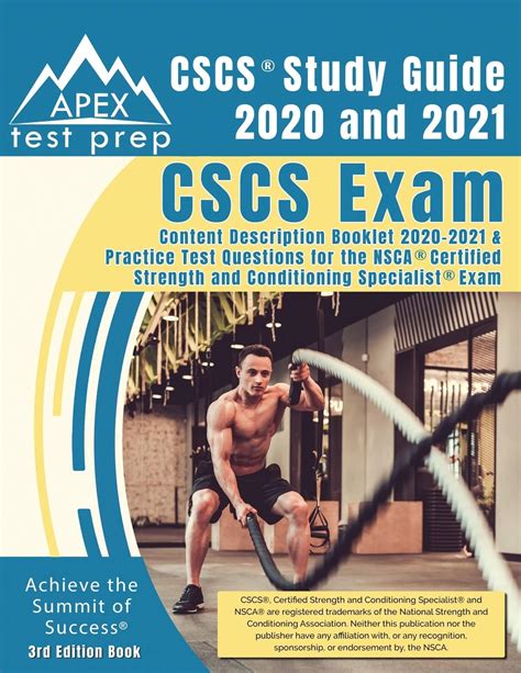 Buy Cscs Study Guide And Cscs Exam Content Description