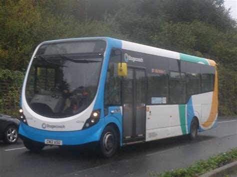 Stagecoach Wright Streetlite Seen In Merthyr Tydfil Bus