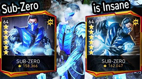 Injustice 2 Mobile Sub Zero With Maxed Gear Look Change And Insane