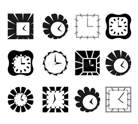 Creative Clock Icon Stock Vector Illustration Of Graphic