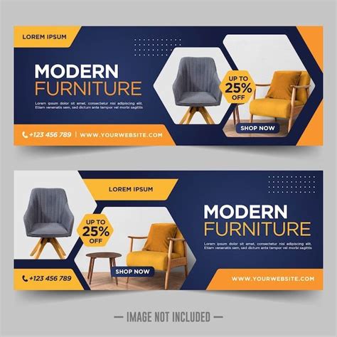 Premium Vector Furniture Sale Banner Design Template In 2024 Banner