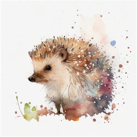 Illustration Artistiques Hedgehog Europosters