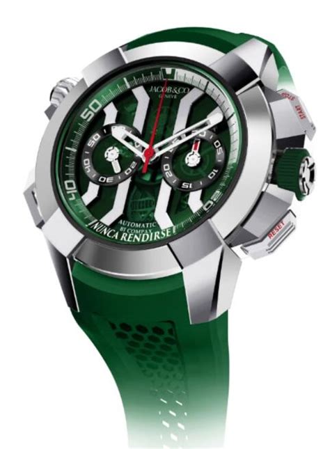 Jacob & Co. Epic X Chrono Titanium Green Watch Replica EC323.20.AC.AC ...