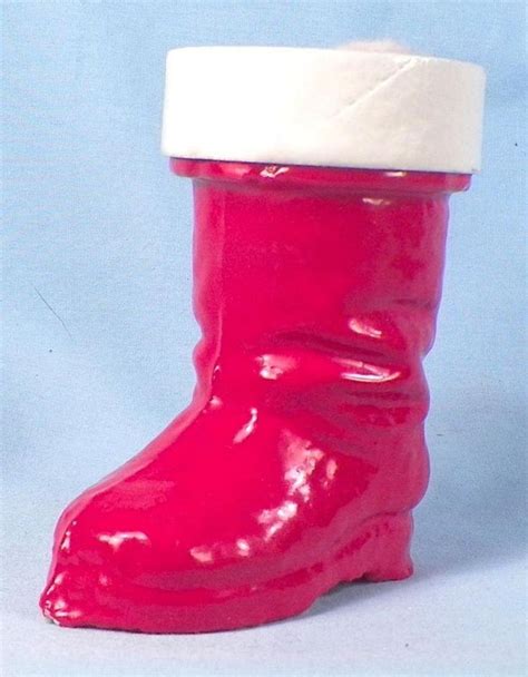 Santa Claus Boot Candy Container Christmas Decoration Papier Mache Vintage 3 Ebay Santa