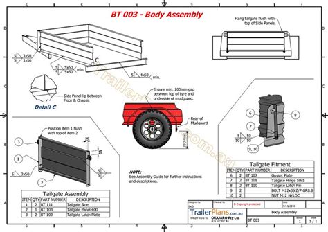 Box Trailer Plan - TRAILER PLANS - Plan~Build~Save