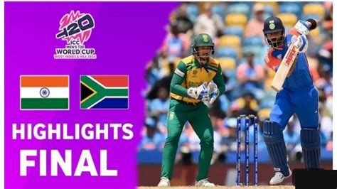 Full Highlights India Vs South Africaindia Vs South Africa Icc T20