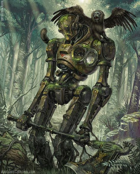 Steampunk Robots Robot Concept Art Steampunk Tendencies