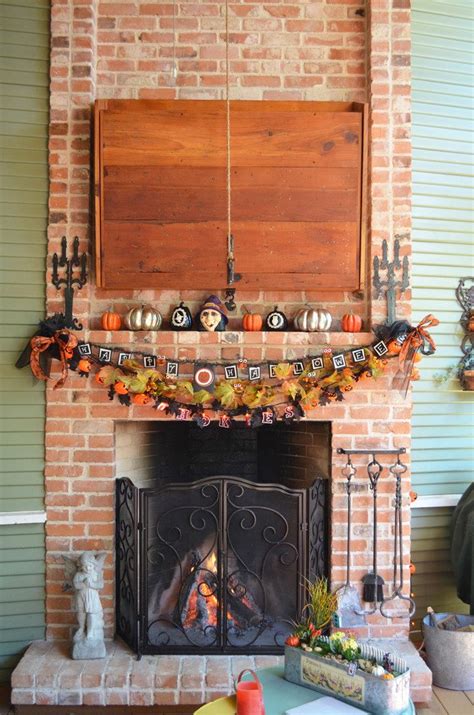 23 Best Ideas For Halloween Decorations Fireplace And Mantel