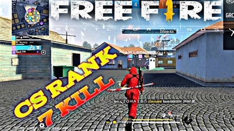 Free Fire Cs Rank Push Game Play 7 Kill Booyah 99 Headshot Rate Hard