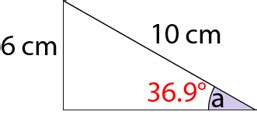 Angles In Right Angles Triangles