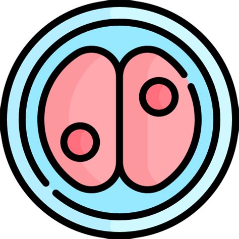 Zygote Kawaii Lineal Color Icon